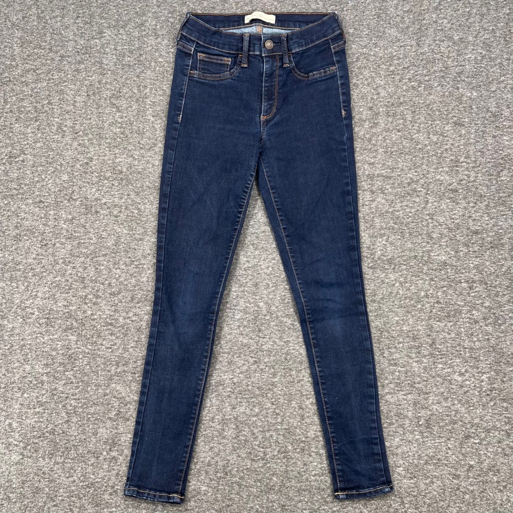 Gap 1969 Easy Leggings‎ Dark Wash High Rise Skinny Jeans Womens 27R Indigo